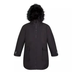 Regatta Childrens/Kids Adelyn Waterproof Parka (Black)