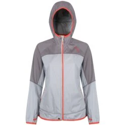 Regatta Womens/Ladies Shyann IV Waterproof Hooded Jacket (Light Steel/Rock Grey)