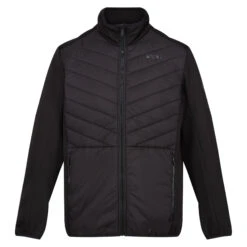 Regatta Mens Clumber Hybrid III Padded Jacket (Black)