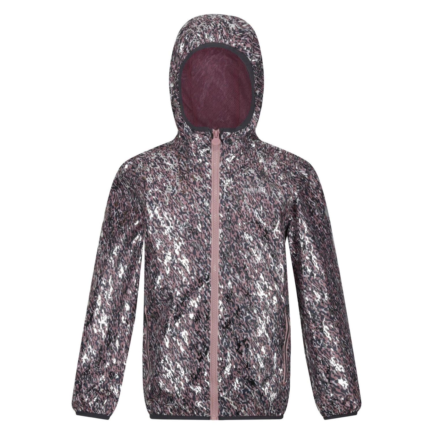 Regatta Kids' Printed Lever Packaway Waterproof Jacket - Image 3