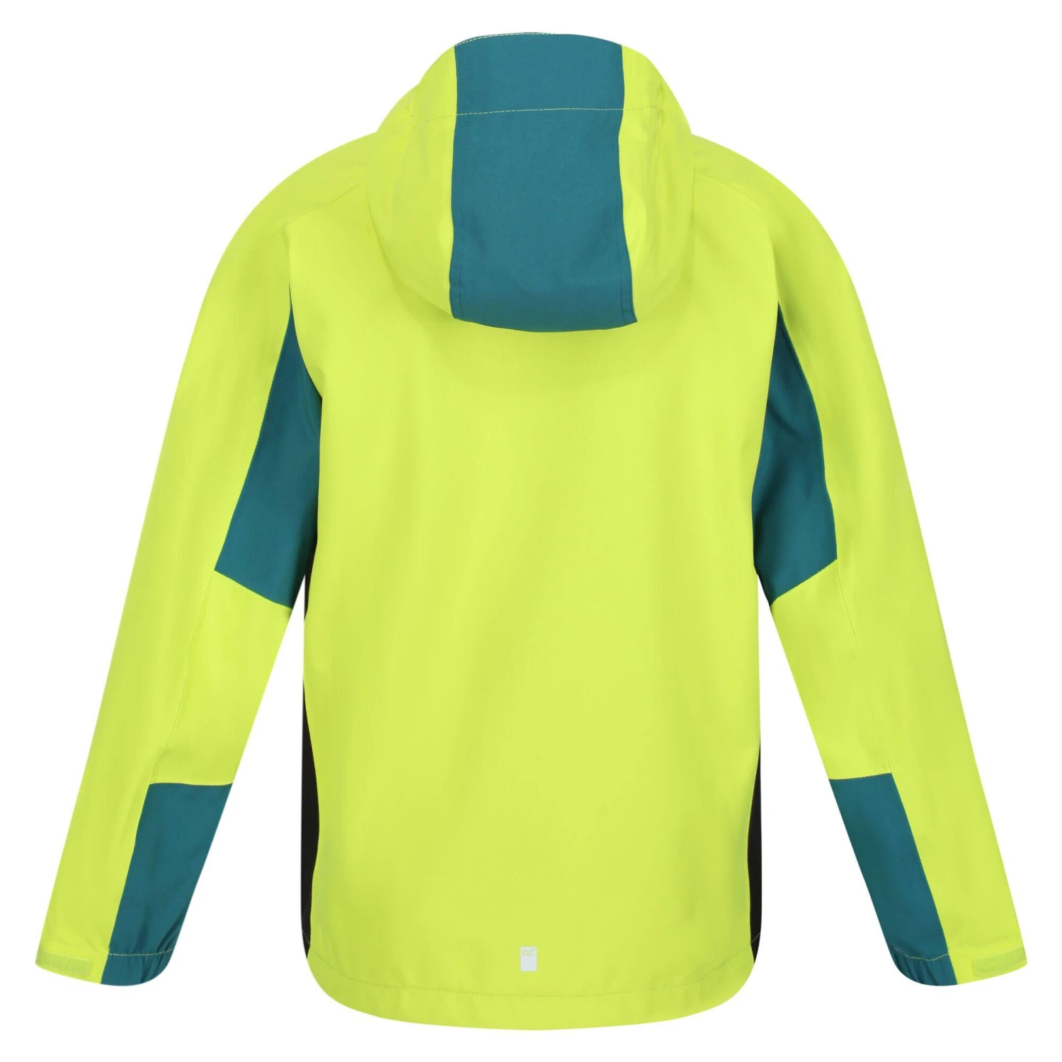 Regatta Childrens/Kids Highton III Waterproof Jacket (Black/India Grey) - Image 7