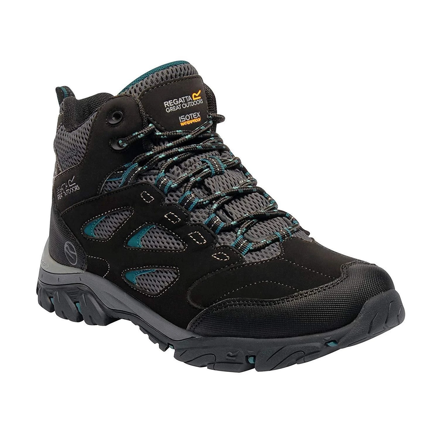 Regatta Womens/Ladies Holcombe IEP Mid Hiking Boots (Ash/Blue Opal) - Image 4