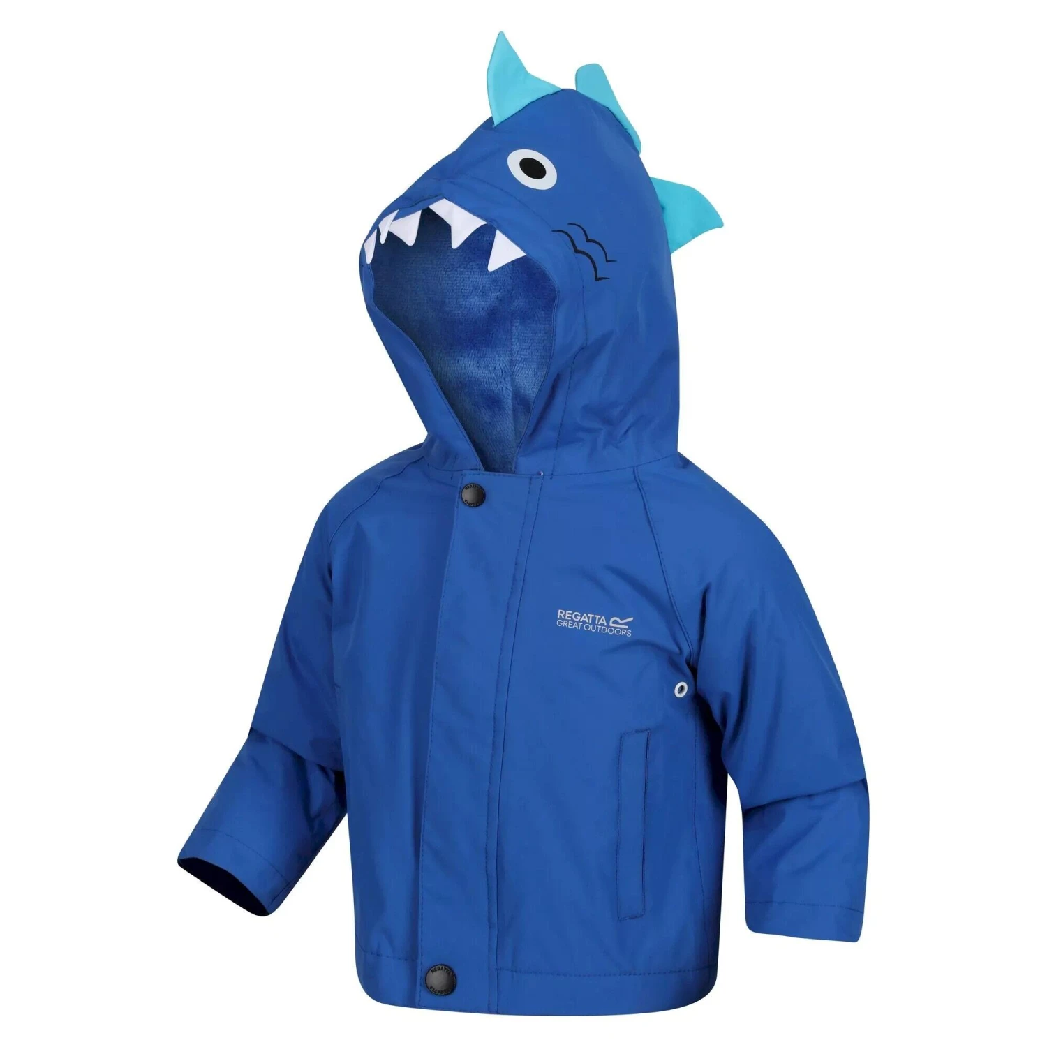 Regatta Childrens/Kids Shark Waterproof Jacket (Nautical Blue) - Image 4