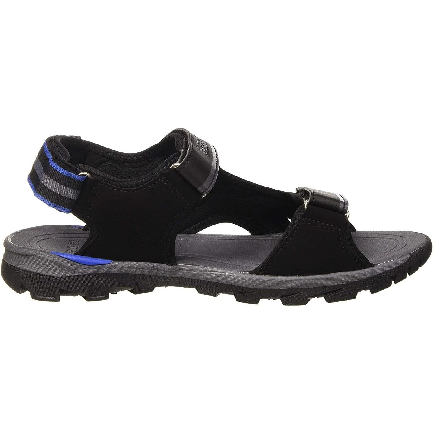 Regatta Mens Kota Drift Open Toe Sandals (Black/Bright Kiwi) - Image 8