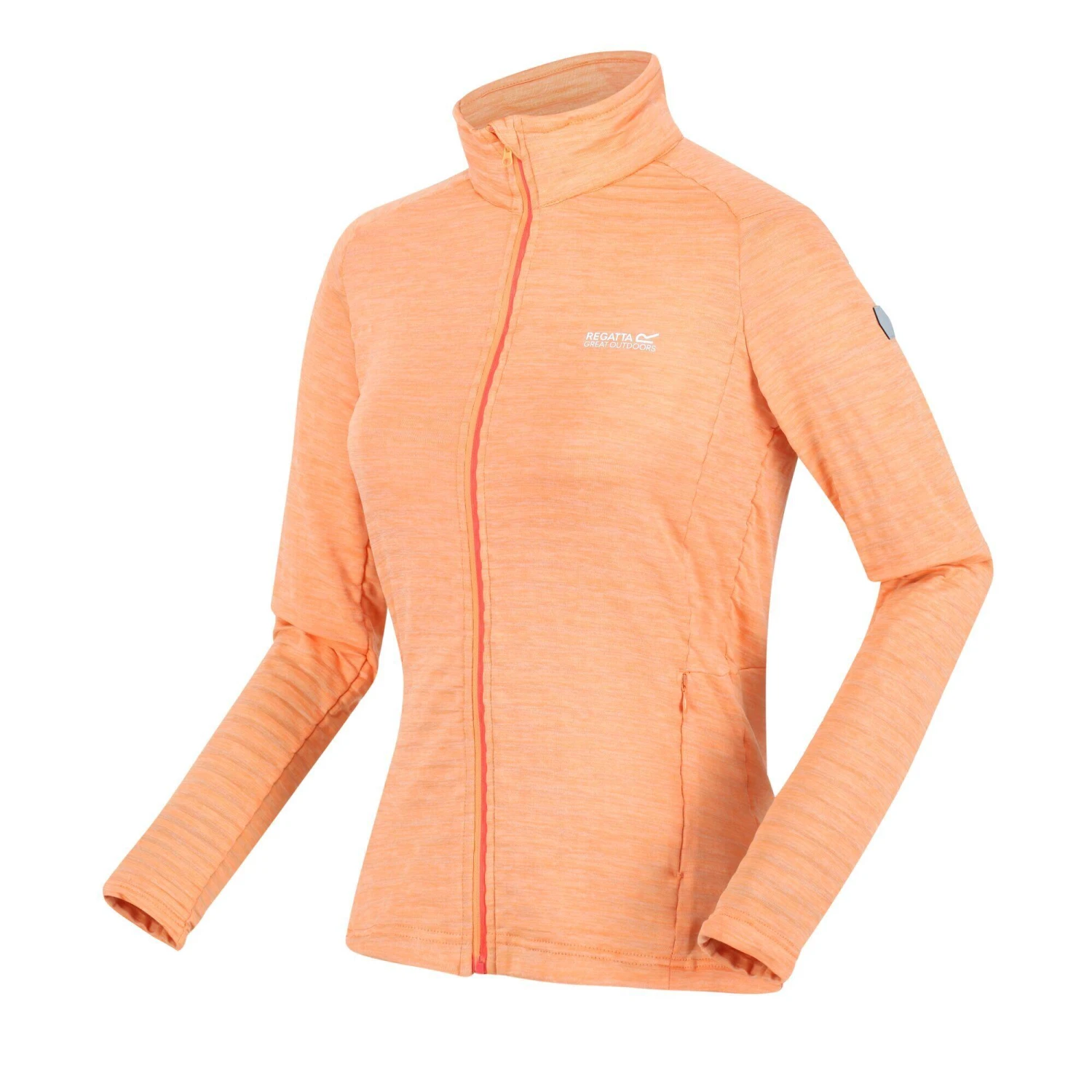 Regatta Womens/Ladies Highton Lite Full Zip Soft Shell Jacket (Papaya) - Image 3