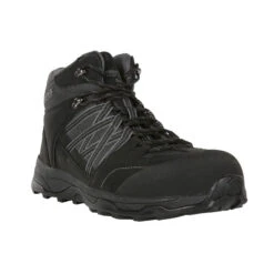 Regatta Mens Claystone S3 Safety Boots (Black/Granite)