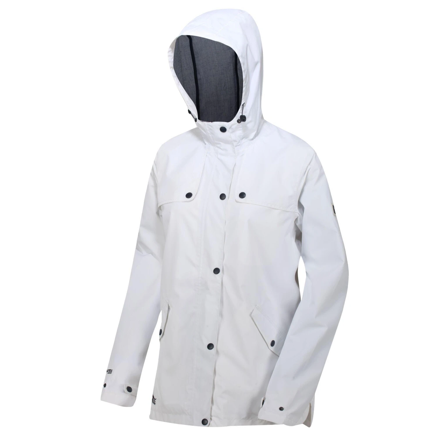 Regatta Womens/Ladies Bertille Waterproof Jacket (White)