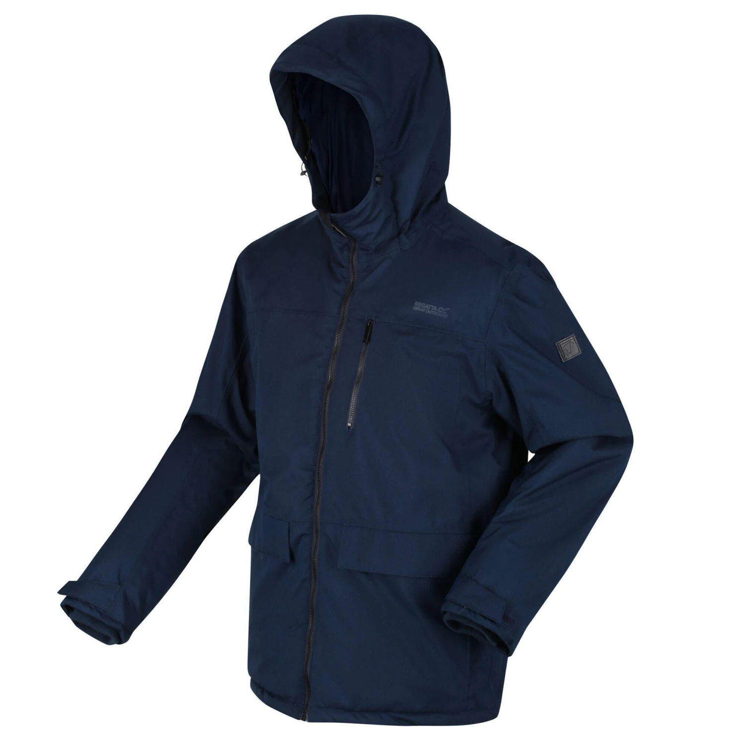 Regatta Mens Volter Shield III Heated Waterproof Jacket (Navy) - Image 4