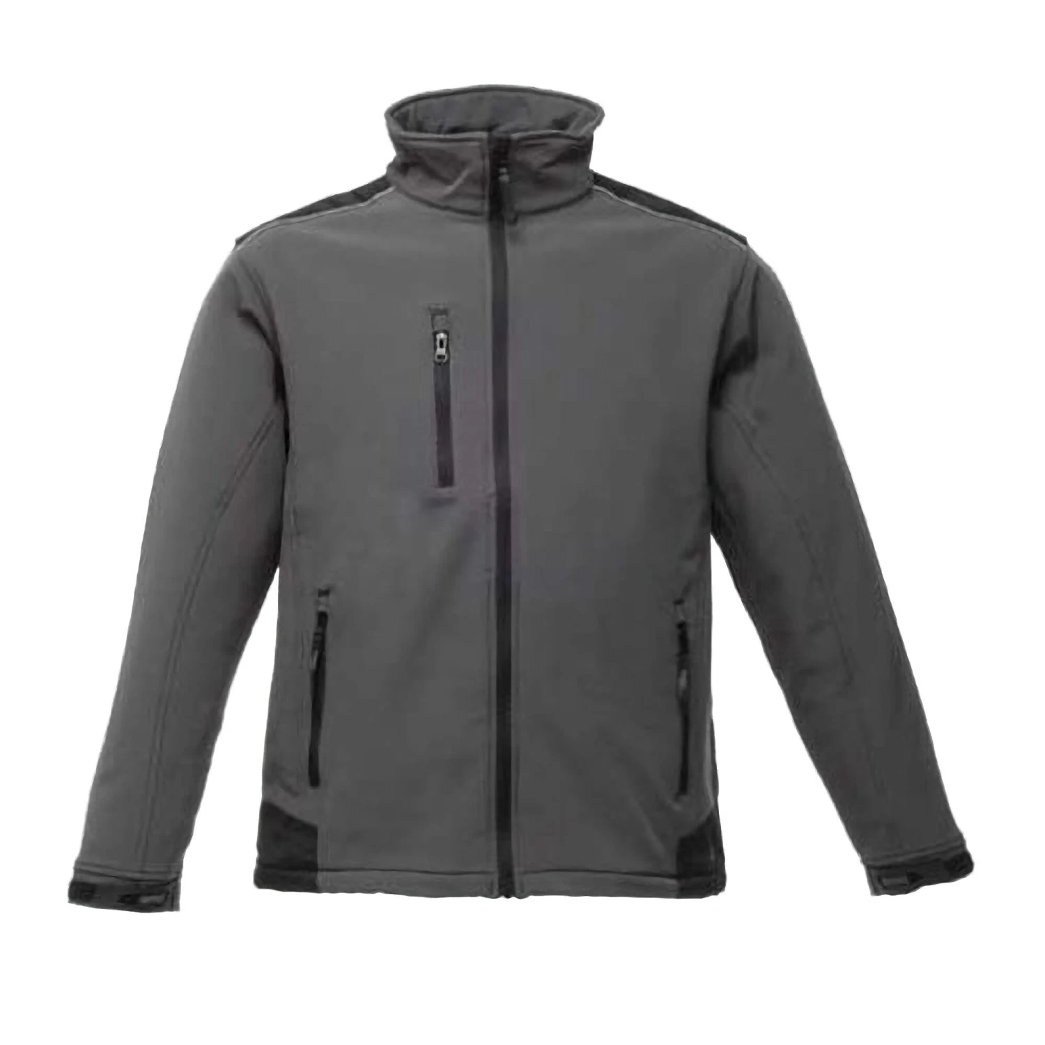 Regatta Mens Sandstorm Workwear Softshell Jacket (Black/Black) - Image 4