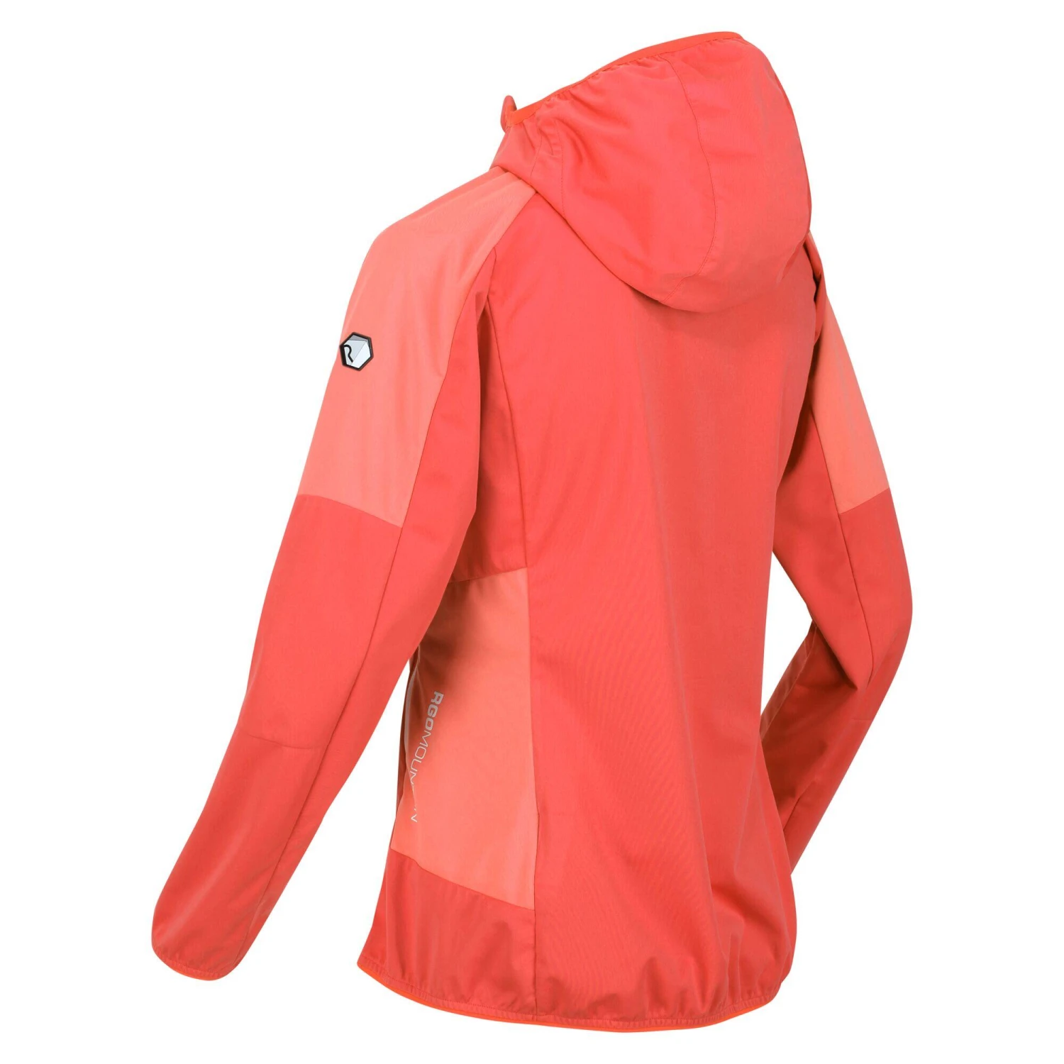 Regatta Womens/Ladies Tarvos IV Softshell Jacket (Neon Peach/Fusion Coral) - Image 3