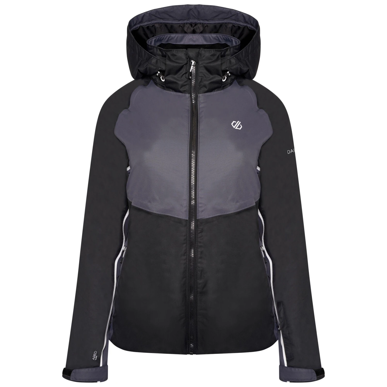 Regatta Womens/Ladies Radiate II Waterproof Ski Jacket (Black/Ebony Grey)