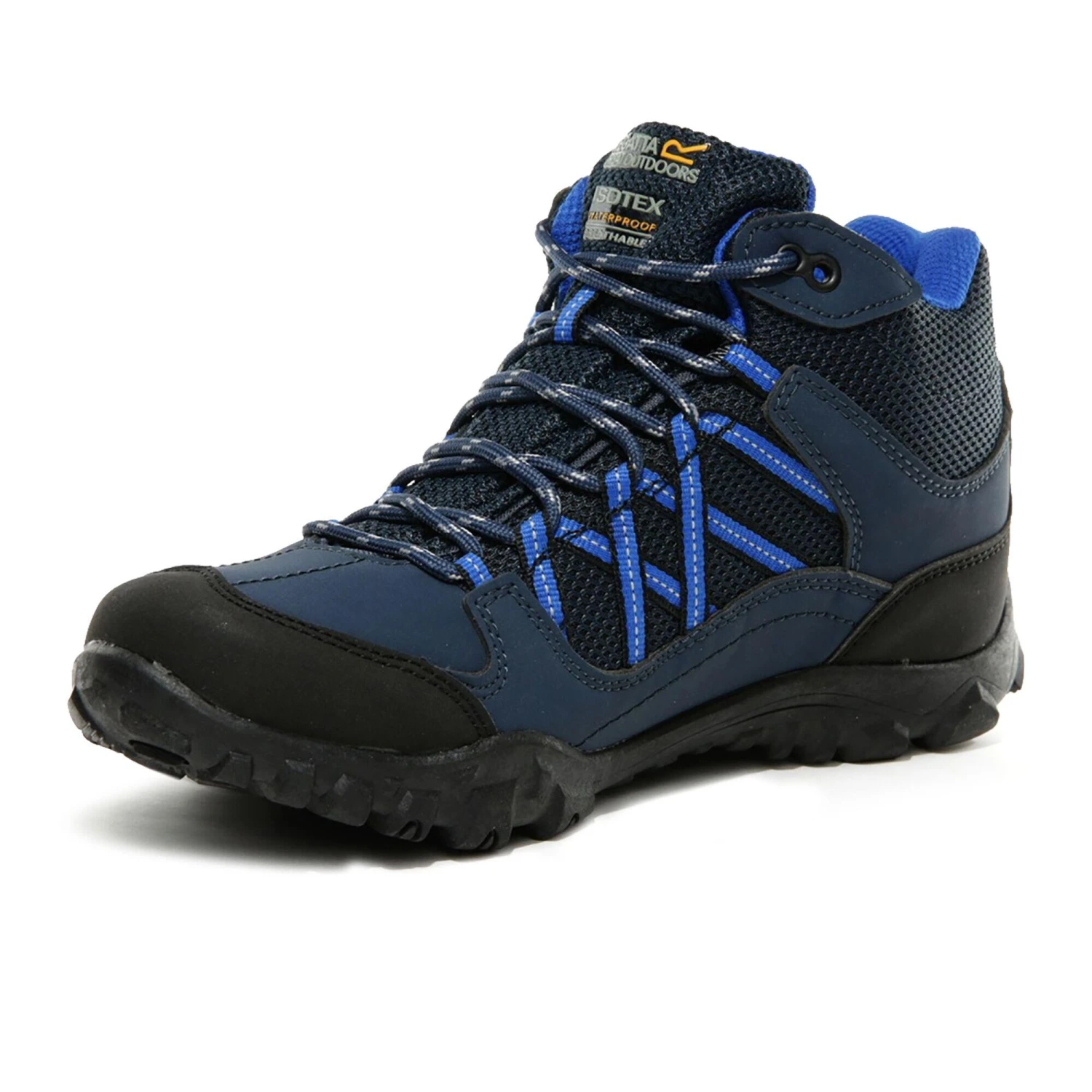Regatta Childrens/Kids Edgepoint Boots (Deep Space Blue/Imperial Blue) - Image 3