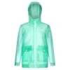 Regatta Childrens/Kids Hallow Transparent Hooded Waterproof Jacket (Ice Green)