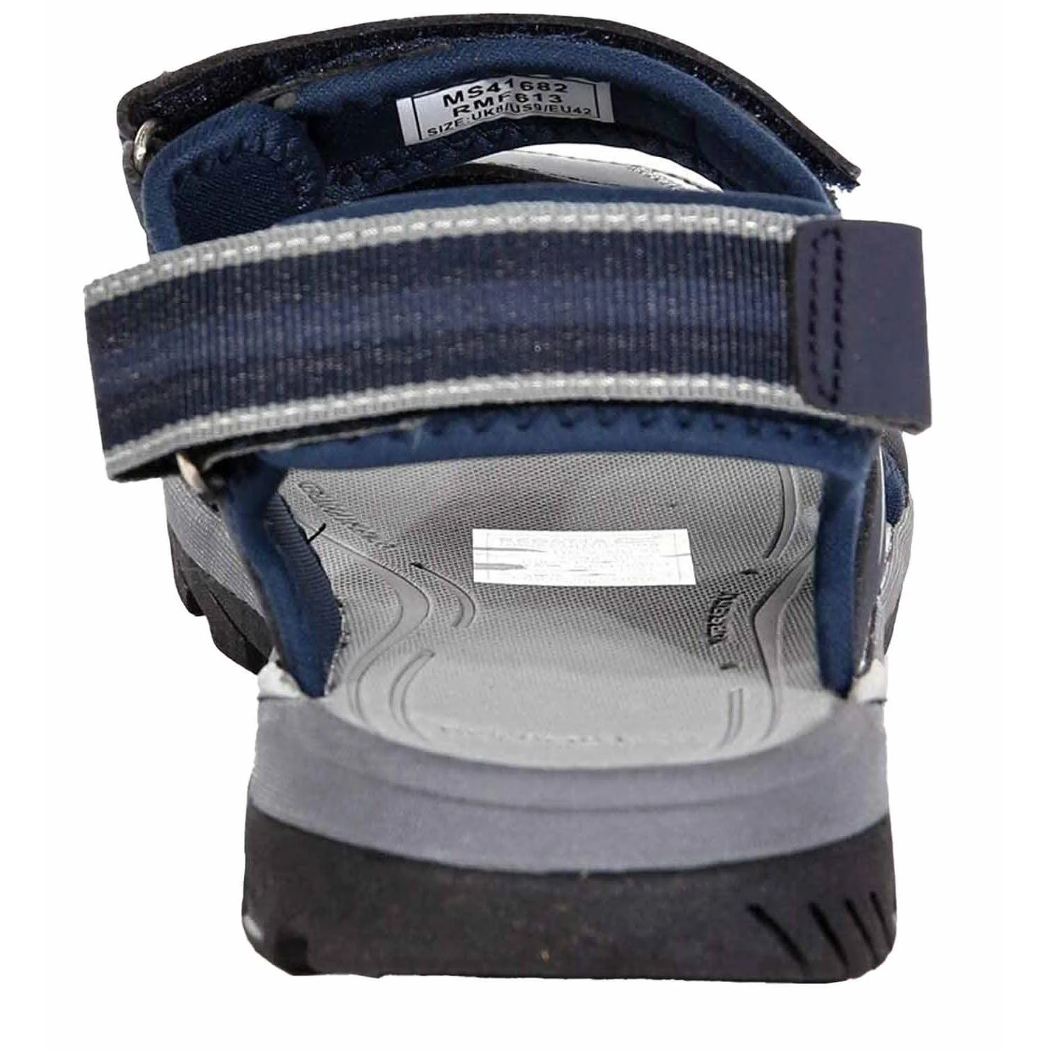 Regatta Mens Kota Drift Open Toe Sandals (Black/Bright Kiwi) - Image 12