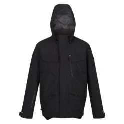 Regatta Mens Makai Waterproof Jacket (Black)