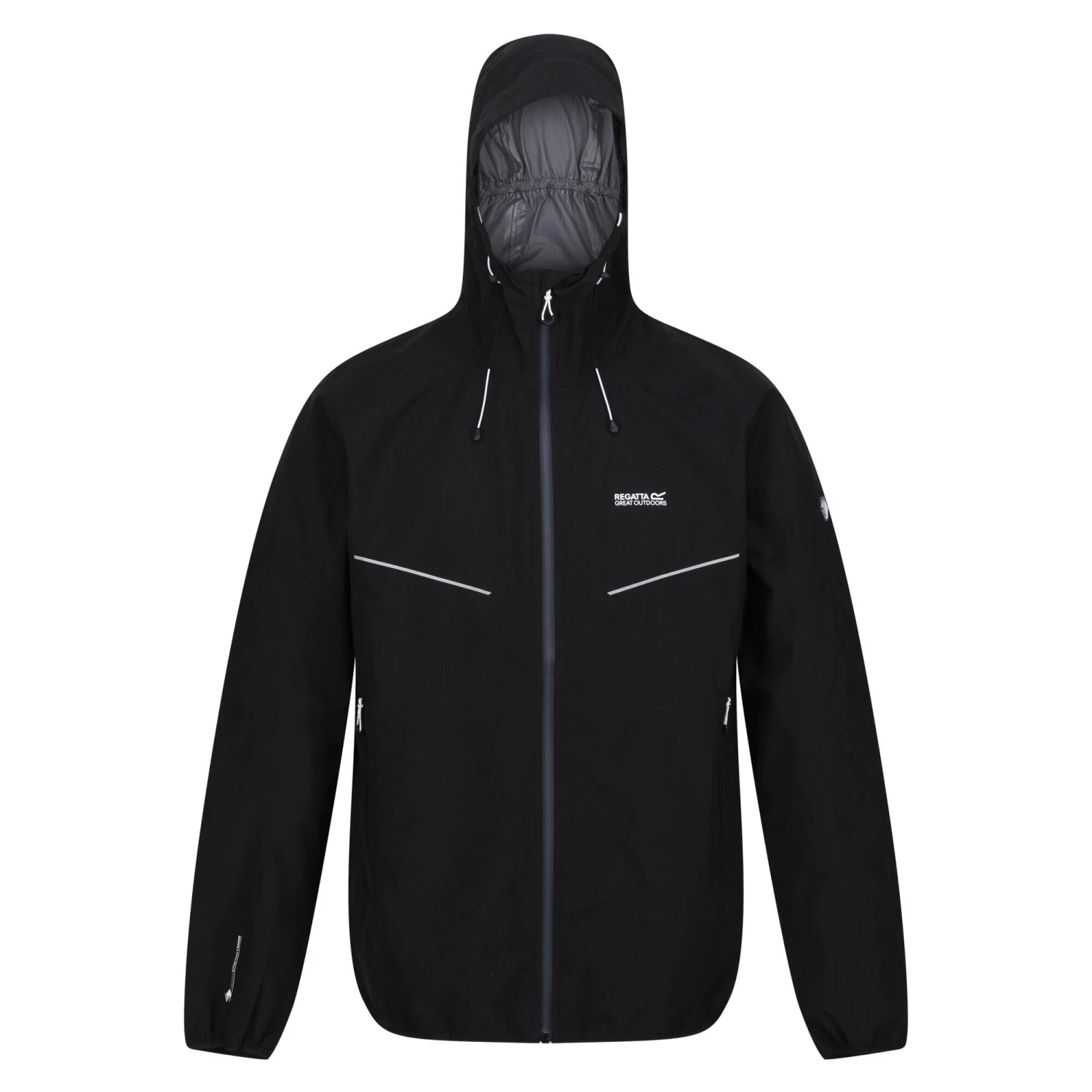 Regatta Mens Imber VII Waterproof Jacket (Black)