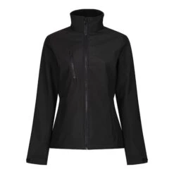 Regatta Womens/Ladies Ablaze 3 Layer Membrane Soft Shell Jacket (Black)