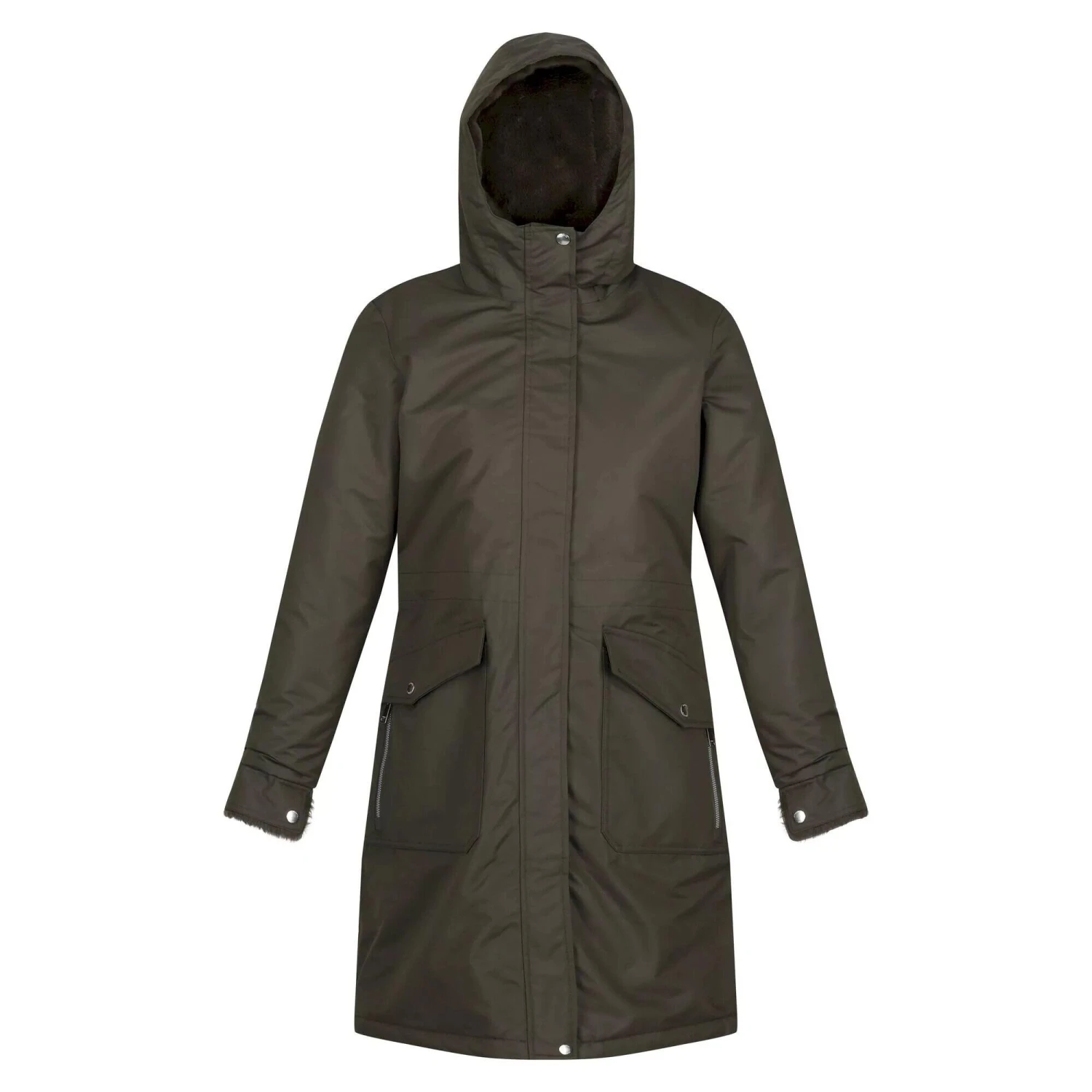 Regatta Womens/Ladies Romine Waterproof Parka (Black) - Image 6