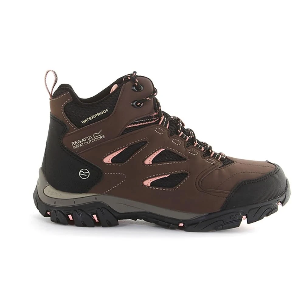 Regatta Womens/Ladies Holcombe IEP Mid Hiking Boots (Ash/Blue Opal) - Image 11