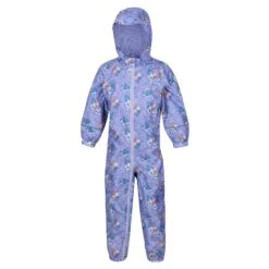 Regatta Childrens/Kids Peppa Pig Bloom Waterproof Puddle Suit (Lilac Bloom)